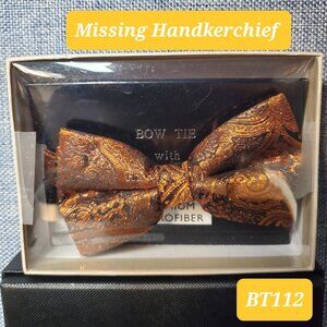 Pre-Tied Bow Ties by Daniel Ellissa -**Missing Handkerchief** - (BT - 112)